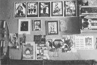The wall of a room belonging to a family of Armenian IDPs from Baku, currently staying in Shusha.